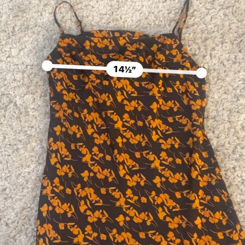 Princess Polly Floral Slip Midi Dress Size 10 - Picture 3 of 8
